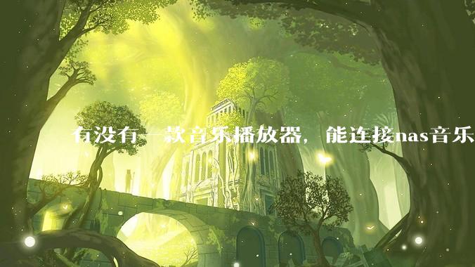 有没有一款音乐播放器，能连接nas音乐，创建音乐库，自动匹配歌词封面等等？类似infuse的概念呢？
